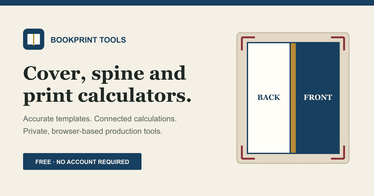 BookPrint Tools product preview